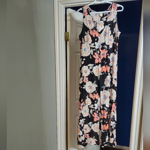 ROXY floral dress size large - Picture 6 of 8